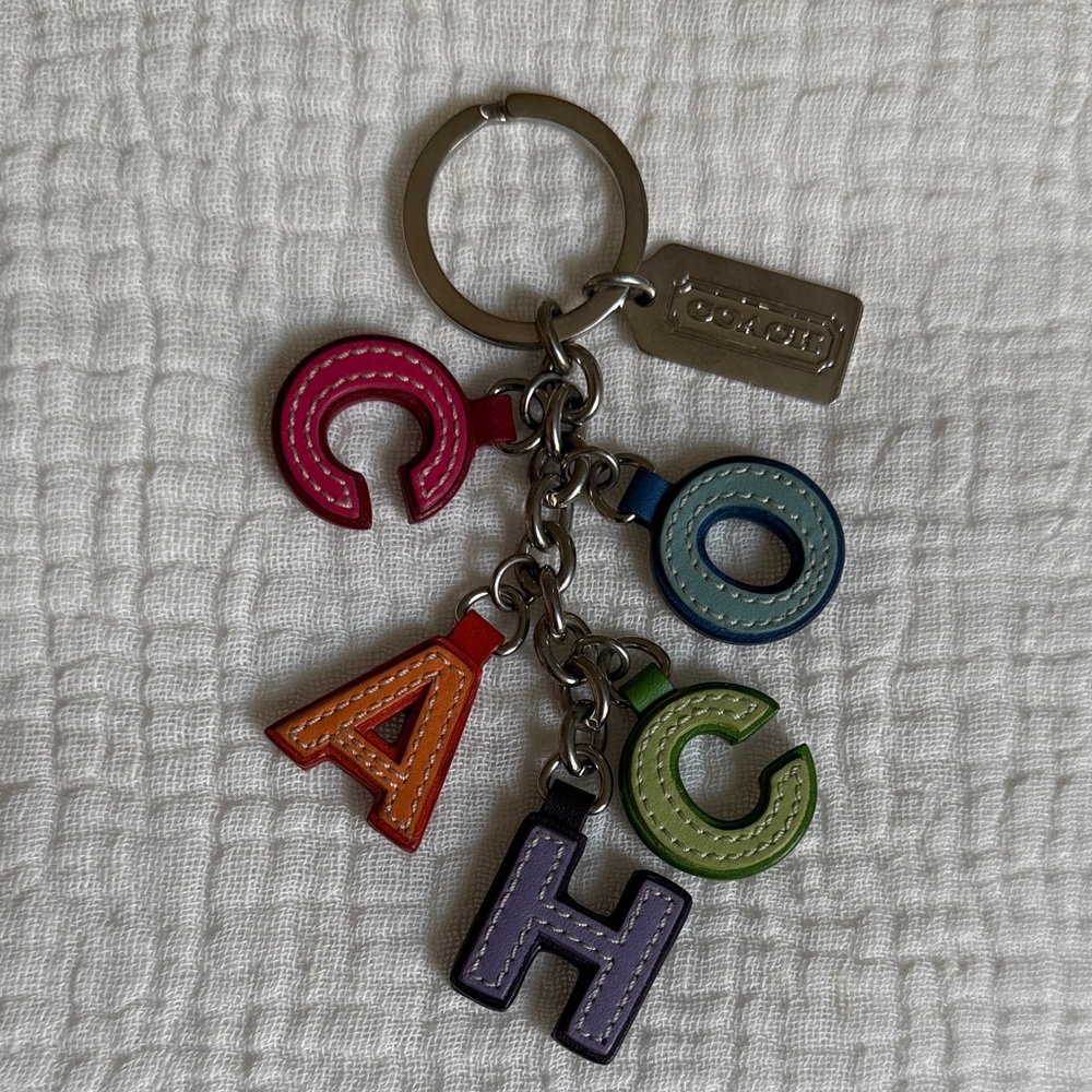 Coach Logo Bag Charm